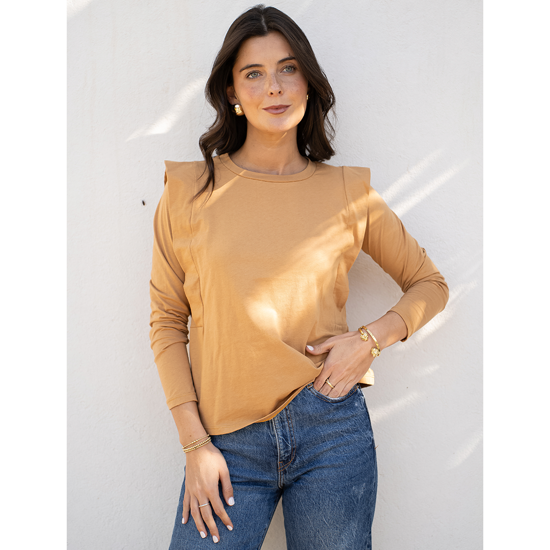 Polera Love - Camel / Estándar