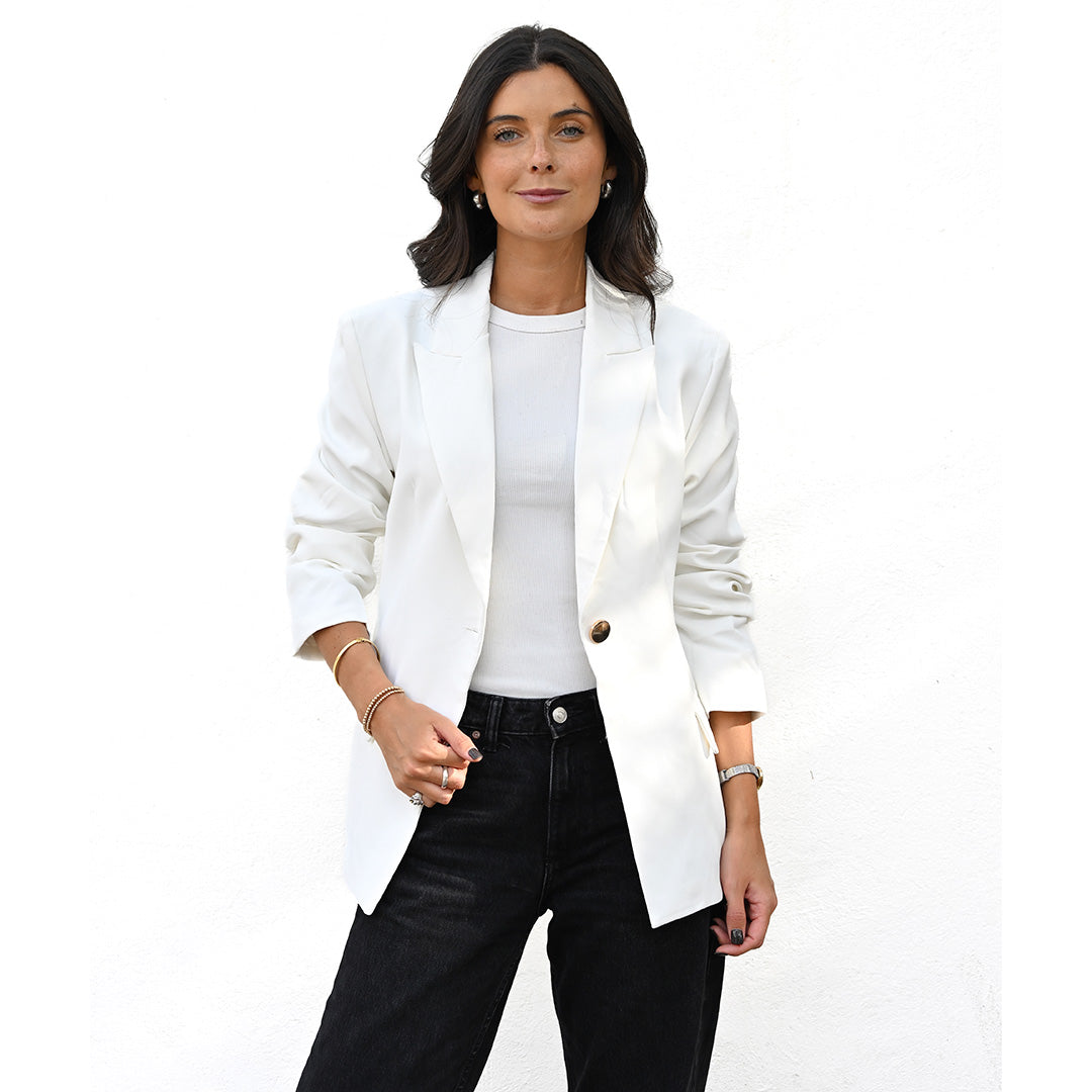 Blazer Seti - Blanco / S