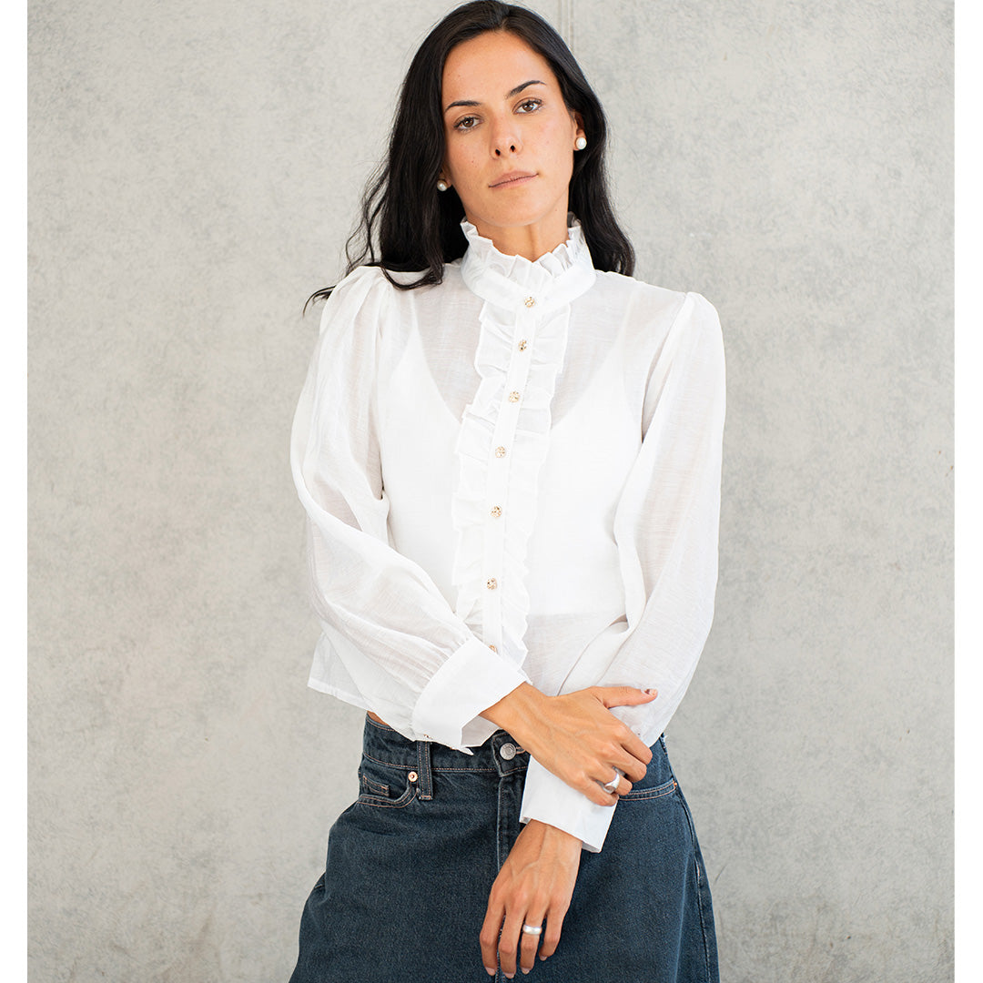 Polera Colomba - Blanco / S