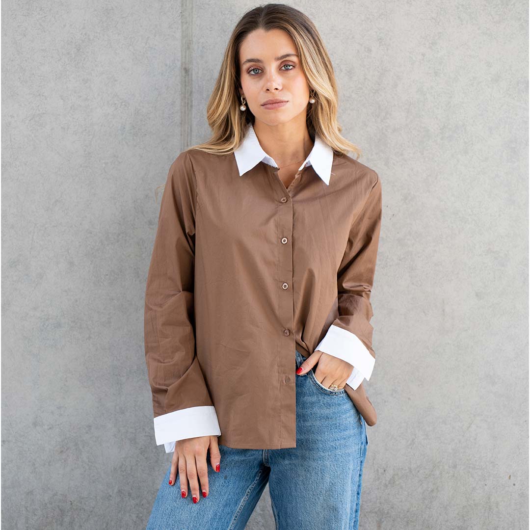 Camisa Marti - Café / S