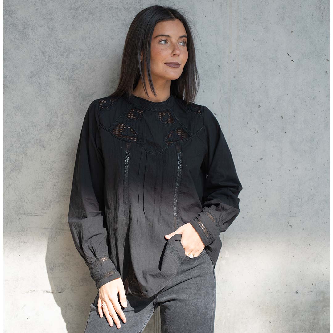 Blusa Zara - Negro / S